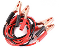 Cable puente para batería de auto con pinzas rojas y negras